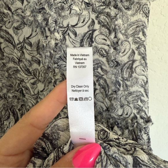 Marissa Webb Grey Silk Ruffle Tiered Midi Dress Size XS Victorian Goth Romantic - Picture 10 of 10